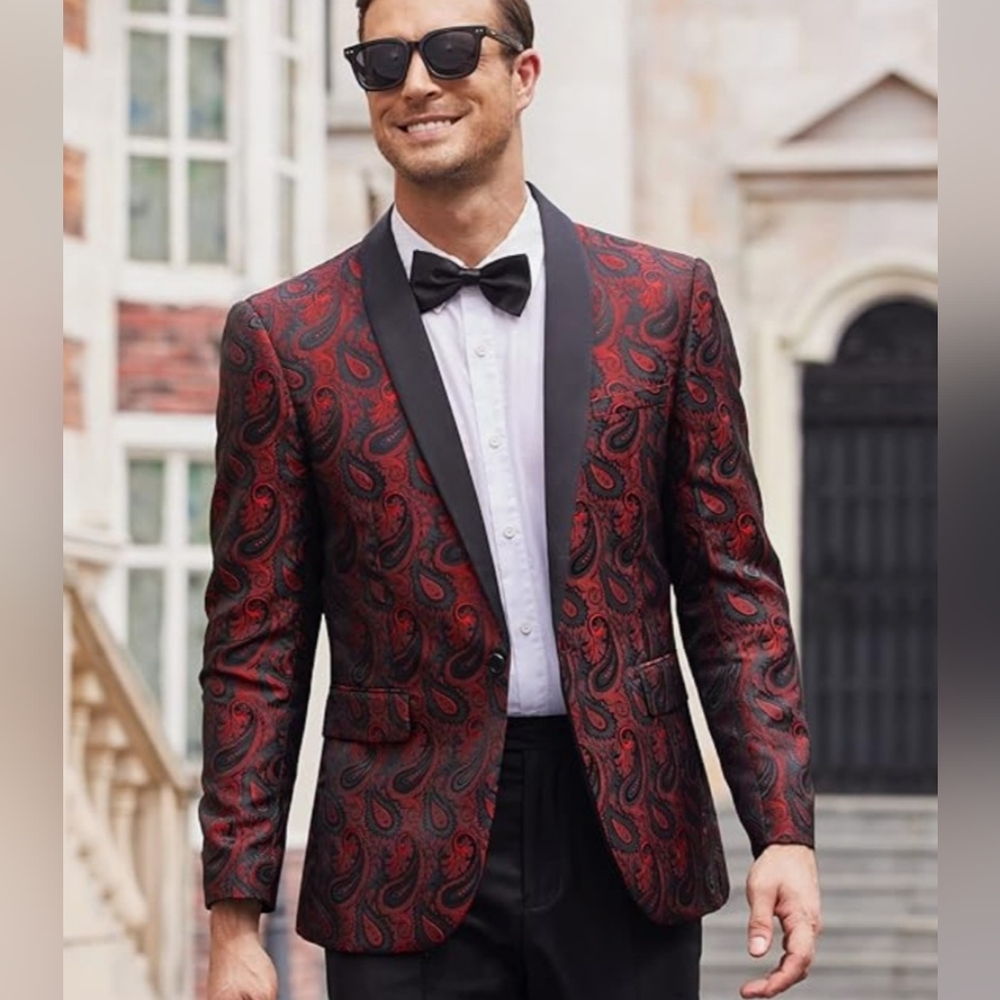 Coolfandy Tuxedo Suit Jacket NWT